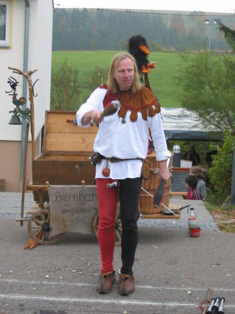Bernhard der Gaukler am Samhainfest 2007